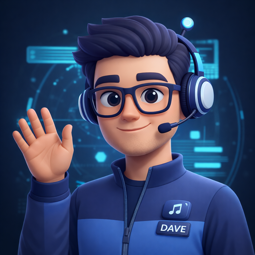 Dave, the MyLabelDesk AI assistant